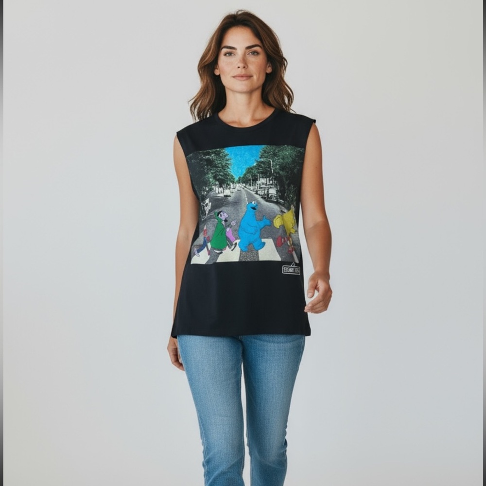 COPY - Sesame Street “Beatles” sleeveless tank top NWT